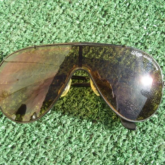 Vintage Wings By Bausch Lomb Aviator Sunglasses Ray Ban